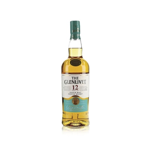 THE GLENLIVET 12 AÑOS x 700 cc VASOS